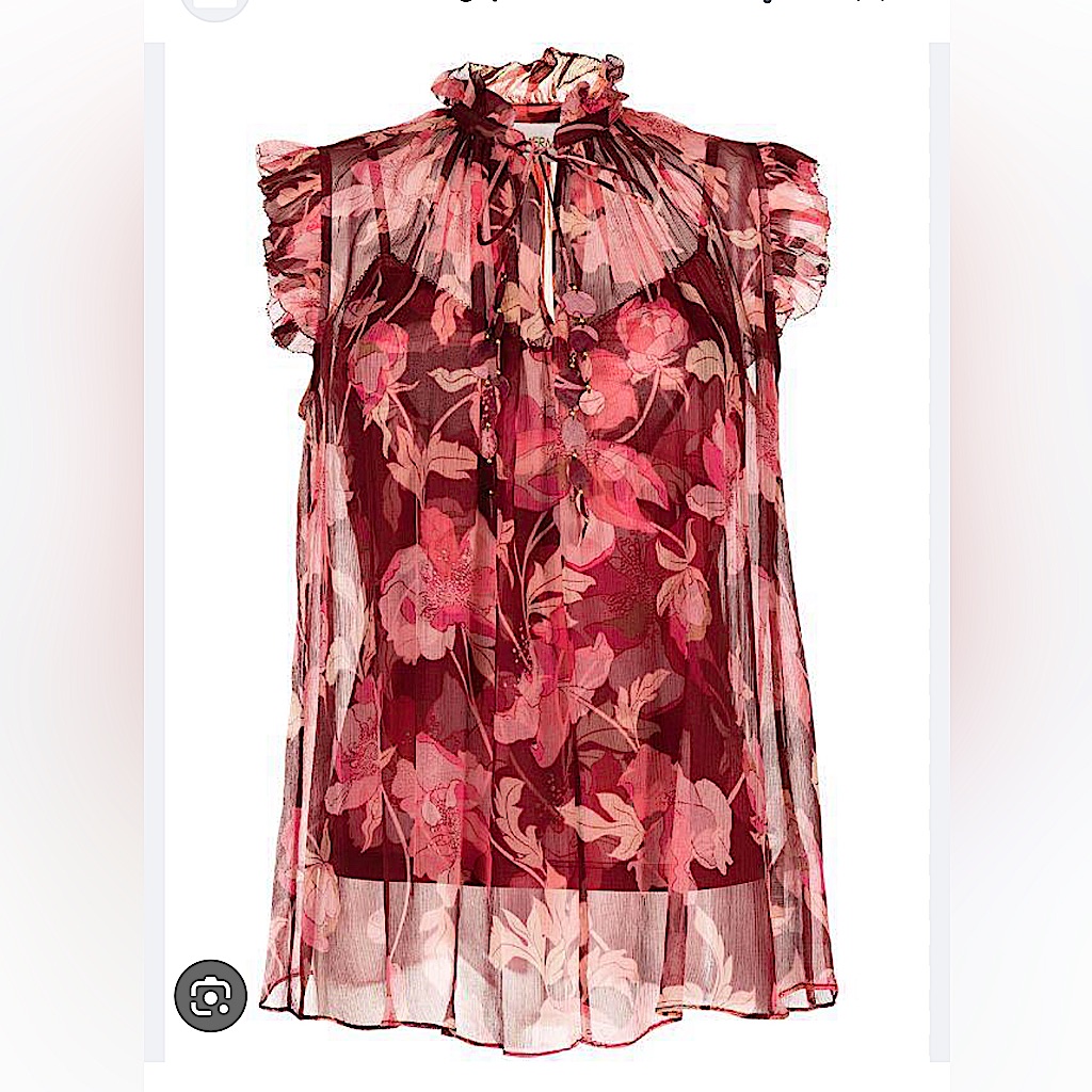 Zimmermann “Concert Frilled Blouse (Z4)
